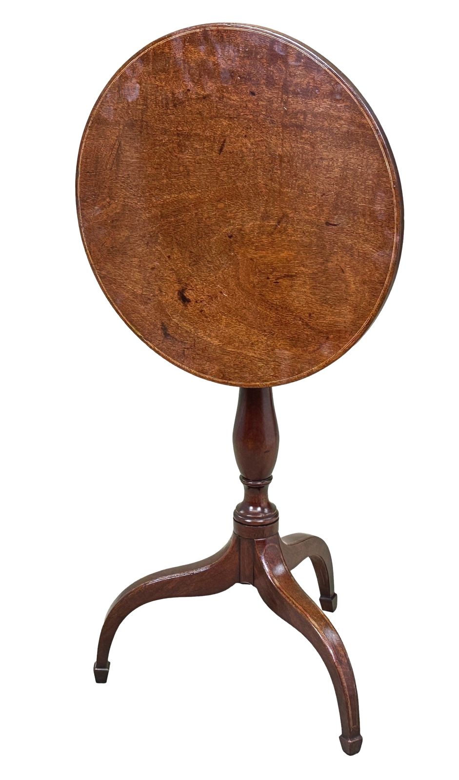 photo furniture Georgian Mahogany Circular Wine Table (England, Circa 1780)