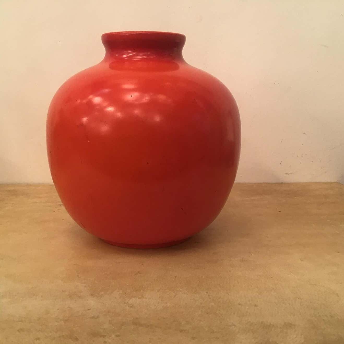 photo furniture Richard Ginori “Giovanni Gariboldi “ Vase Ceramic 1950 Italy