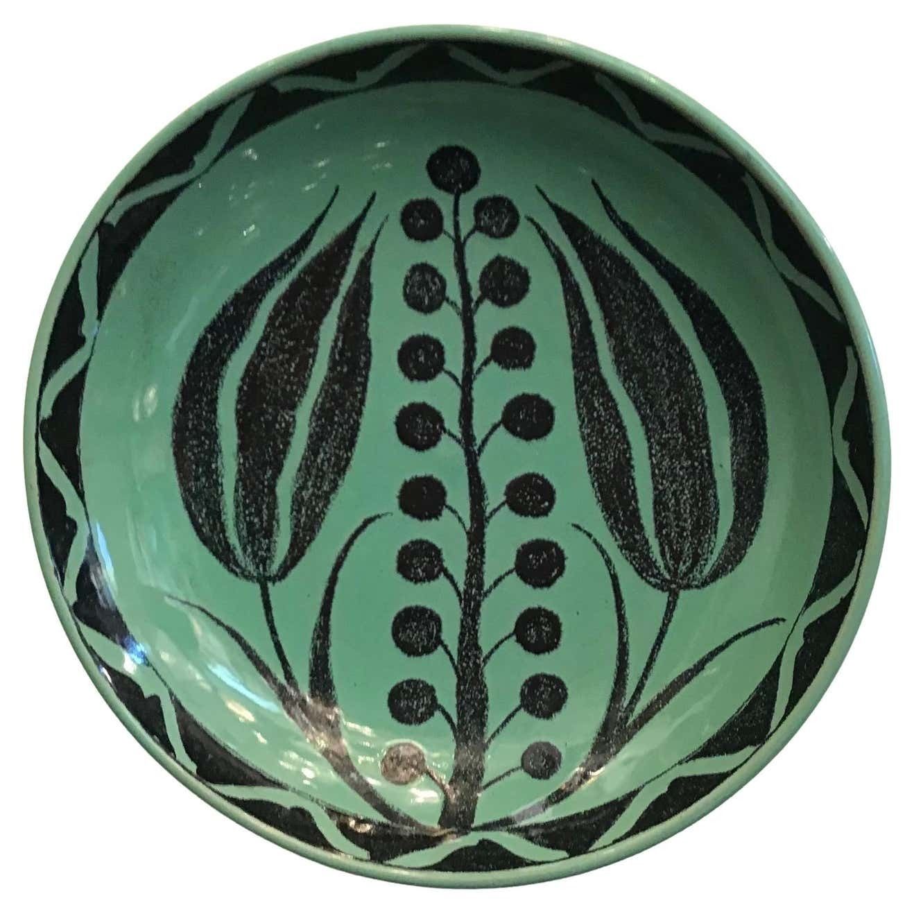 Zaccagnini Wall Plate/Centrepiece Ceramic, 1950, Italy
