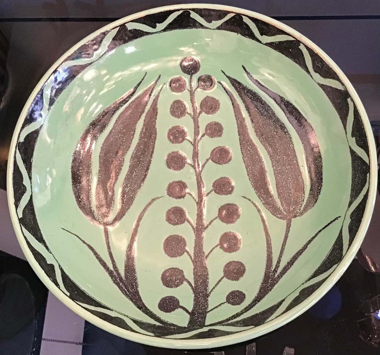 photo furniture Zaccagnini Wall Plate/Centrepiece Ceramic, 1950, Italy