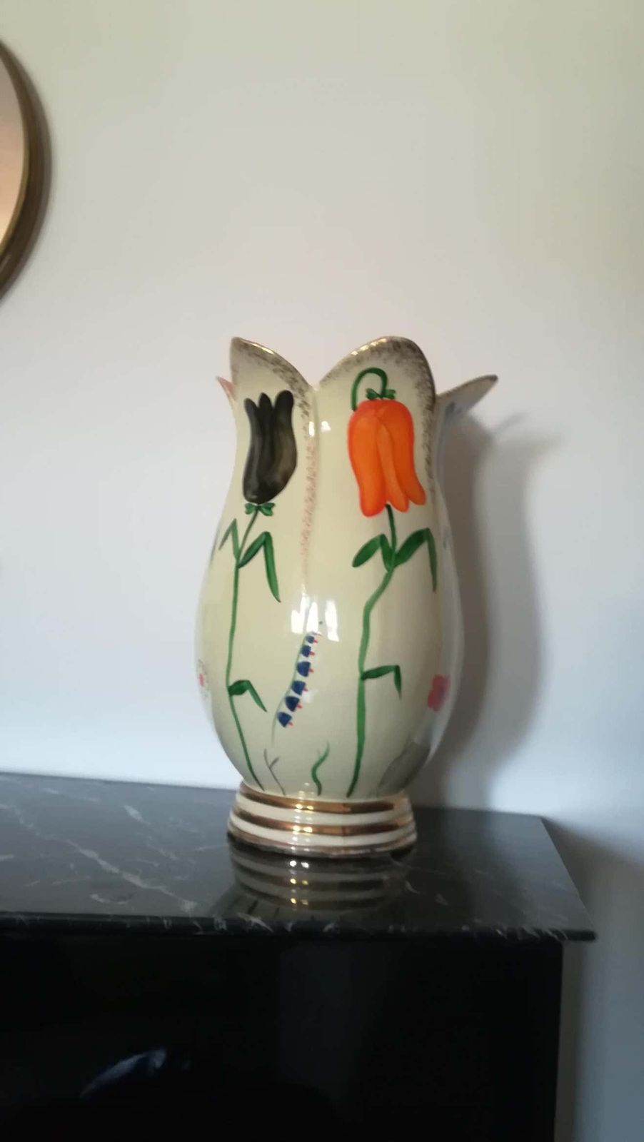 Pucci Umbertide Vase Tulipano Ceramic 1950 Italia photo for sale
