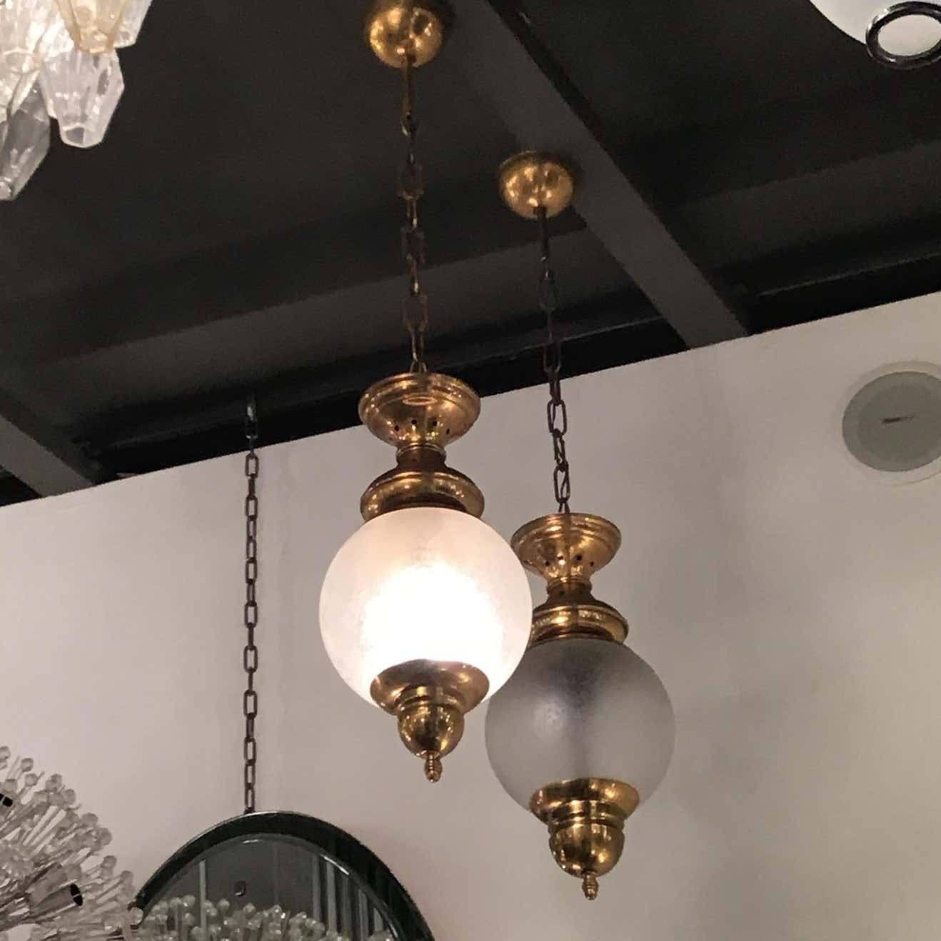 Azucena “Luigi Caccia Dominioni “Ls1 Chandeliers Brass Glass 1950 Italy photo Lighting