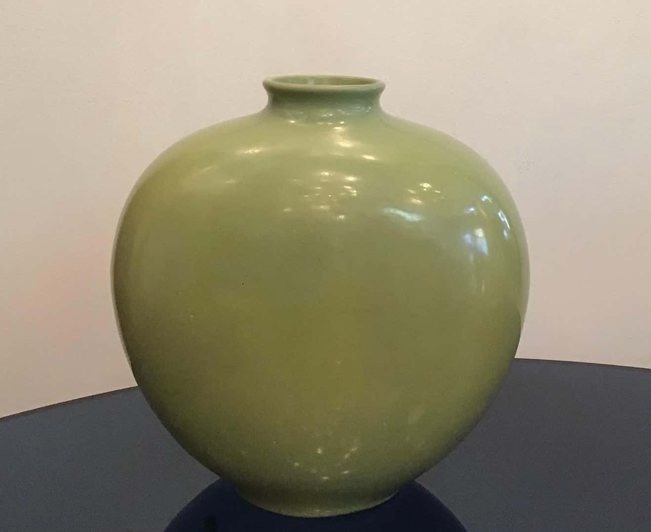 Richard Ginori Giovanni Gariboldi Vase Ceramic 1950 Italy photo for sale