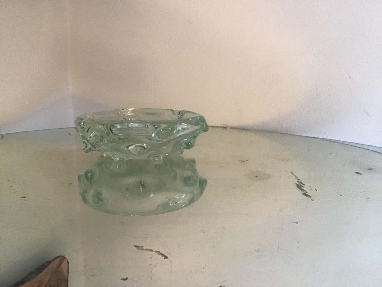 photo furniture Barovier & Toso Ashtray Empties Pockets Murano Glass, 1940, Italy