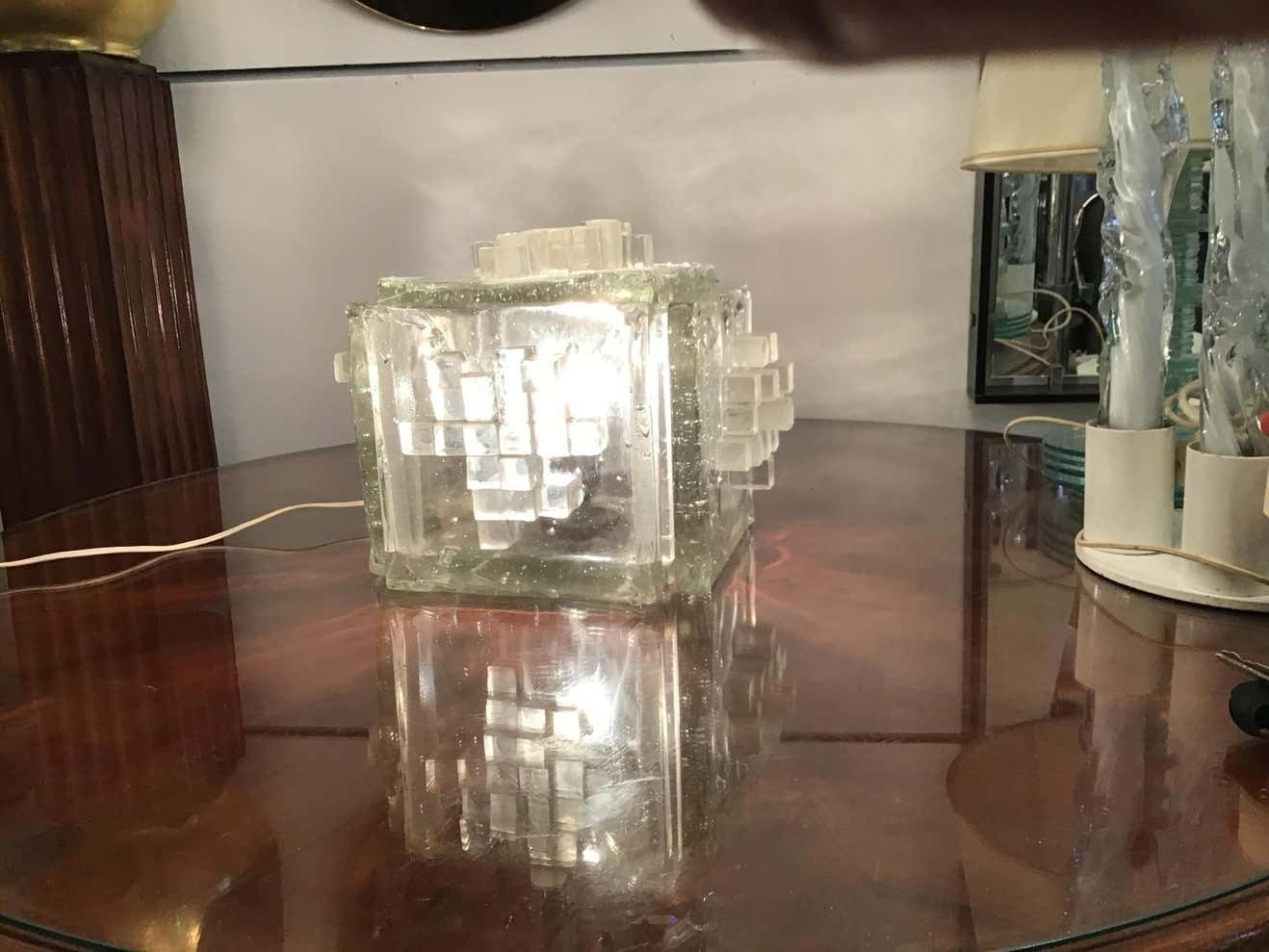 photo furniture Poliarte “Apis” Table Lamp Murano Glass, 1960, Italy