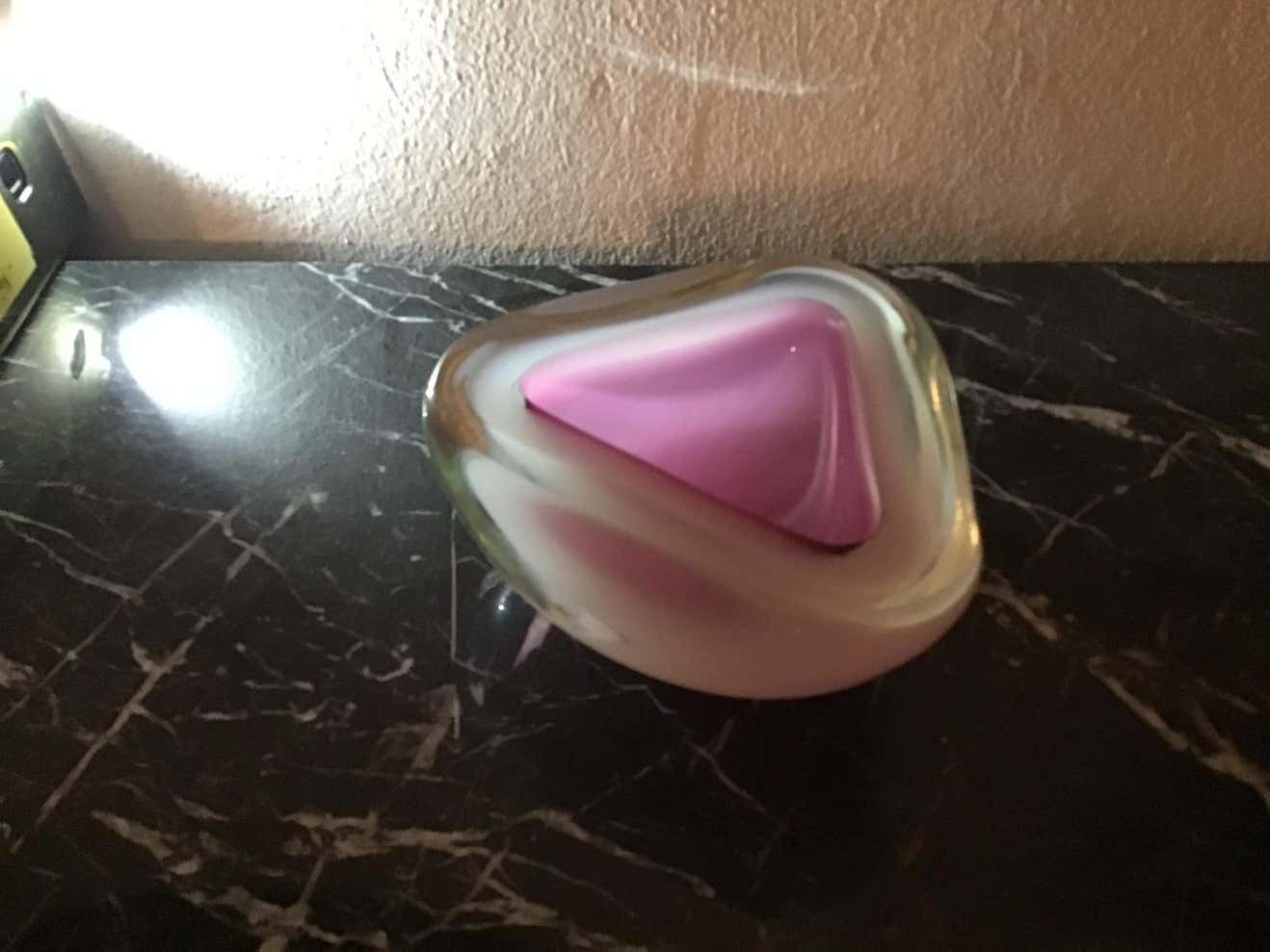 725.0 Seguso Ashtray Murano Glass, 1950, Italy photo