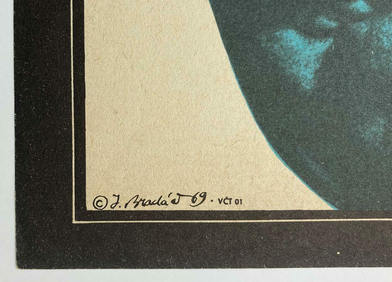 Movie Poster, Pasha, Jaromír Bradáč, 1969 photo vinterior