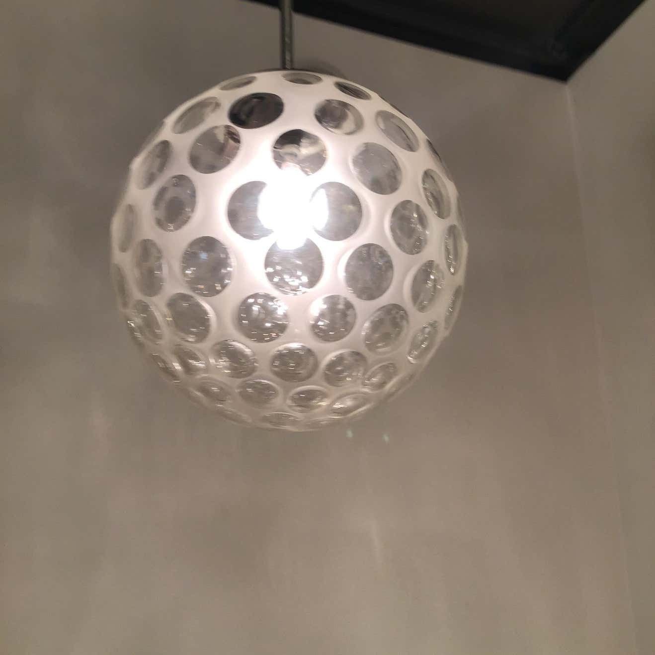 Venini Chandelier Metal Crome Murano 1950 Italy photo 1902.0