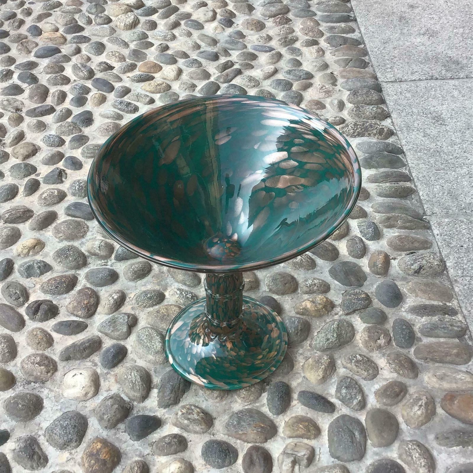 Seguso Centrepiece Murano Glass Gold 1958 Italy photo for sale