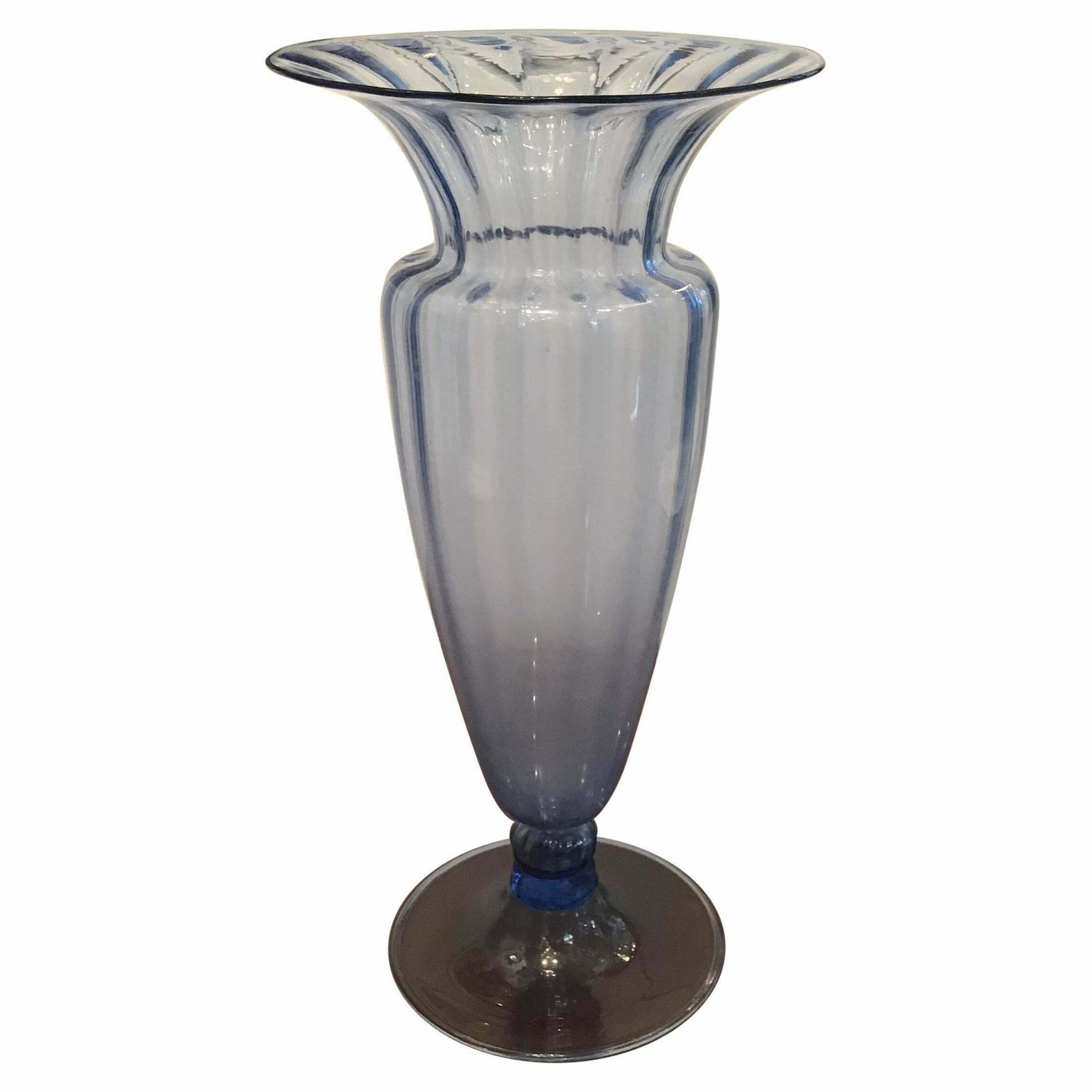 Mvm Cappellin Vase Blu Murano Glass 1925 Italy