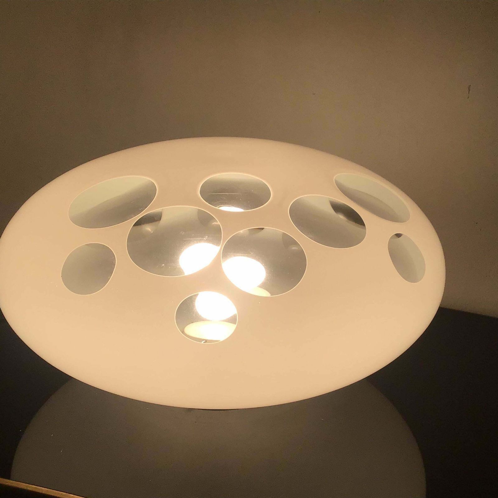 Carlo Nason Table Lamp Murano Glass Metal 1968 Italy photo buy