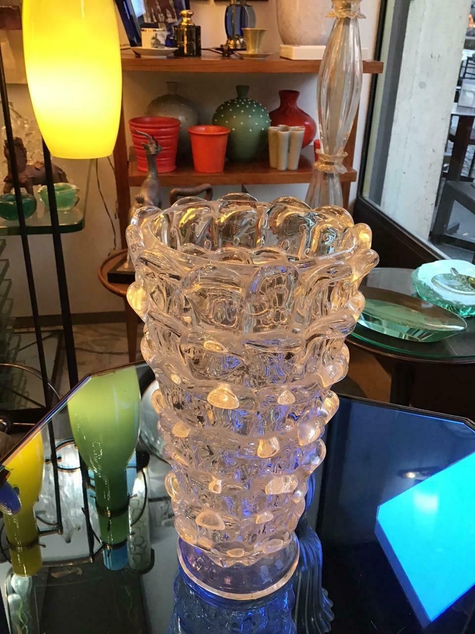 Barovier Orecchiette Vase Murano Glass 1940 Italy photo 1631.0