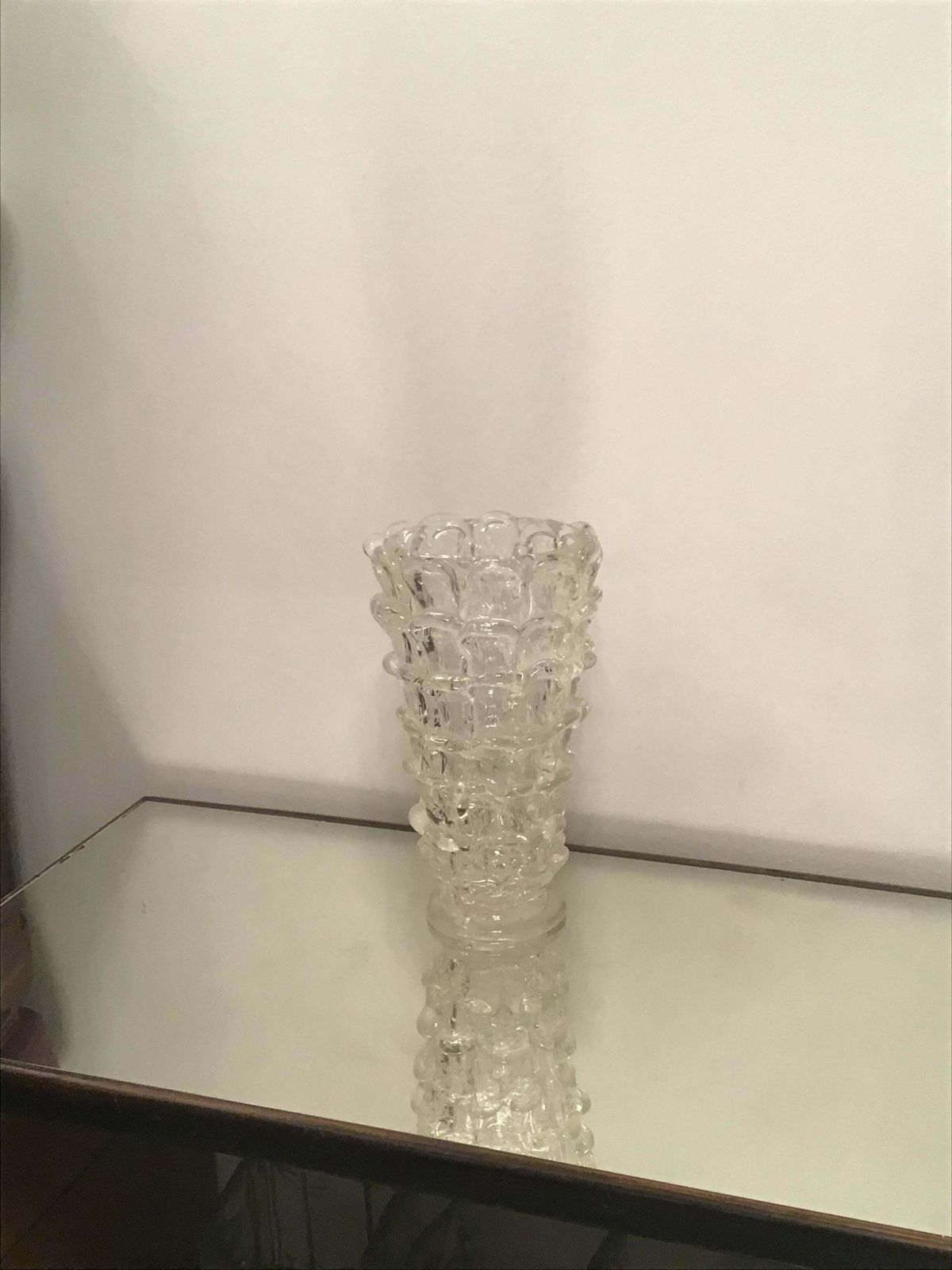 Barovier Orecchiette Vase Murano Glass 1940 Italy photo vintage
