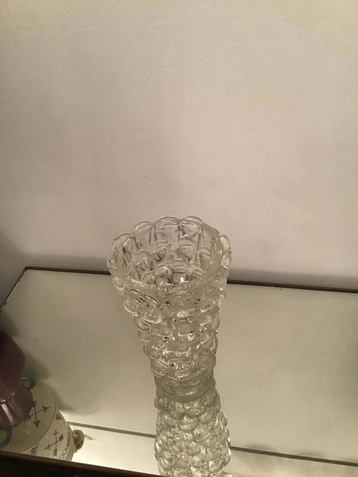 photo vintage Barovier Orecchiette Vase Murano Glass 1940 Italy