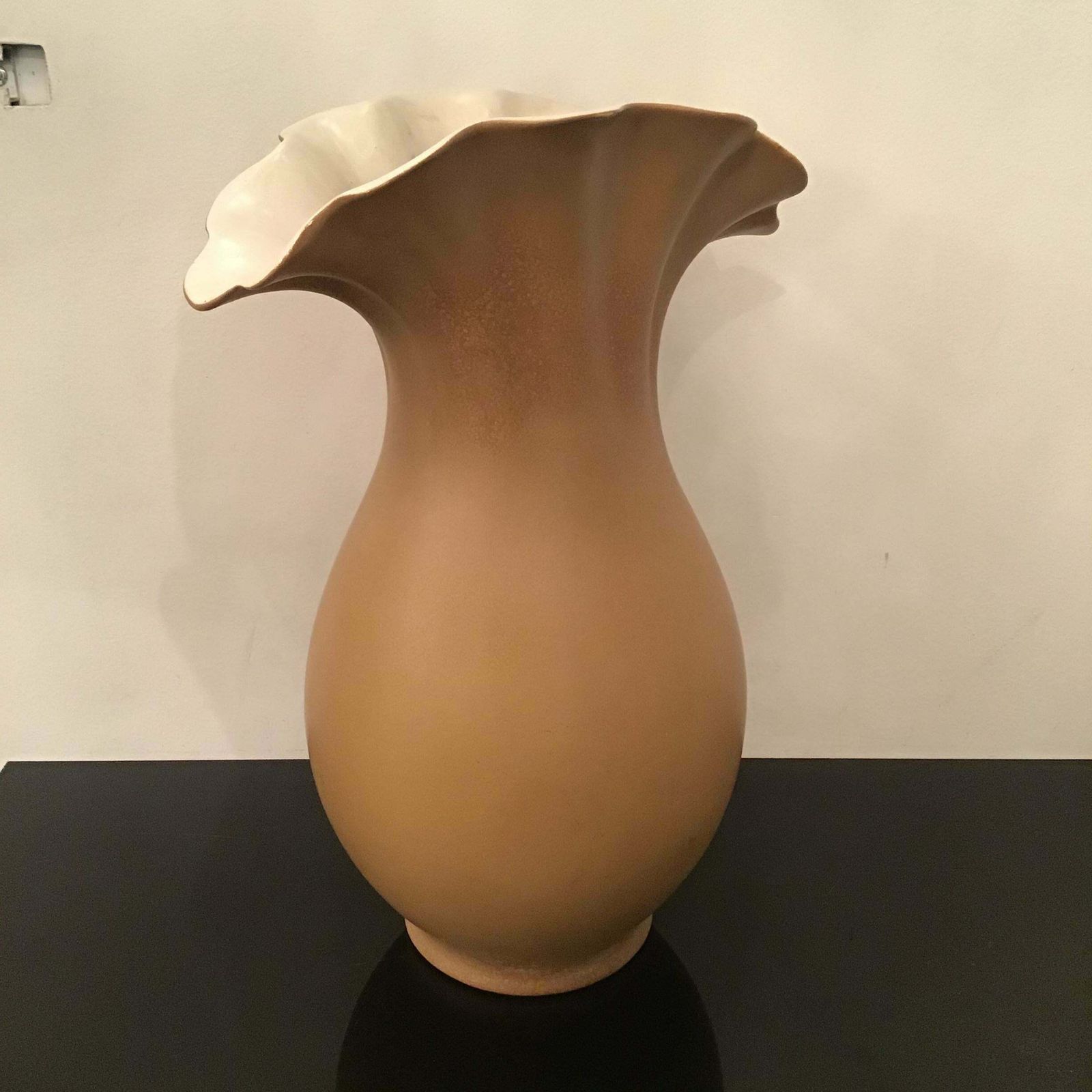 Richard Ginori “Giovanni Gariboldi “ Vase Ceramic 1950 Italy photo Home Decor