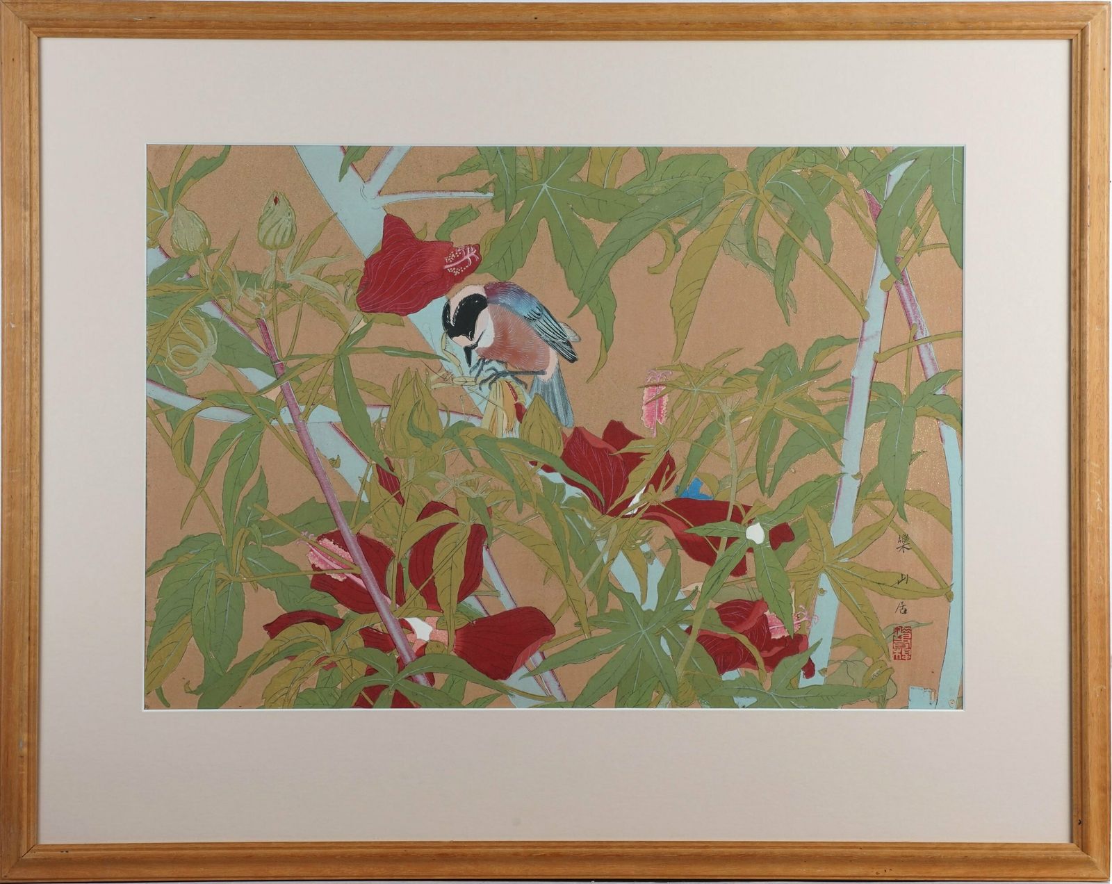 Rakusan Tsuchiya Pair Of Woodblocks 100 Series photo Art