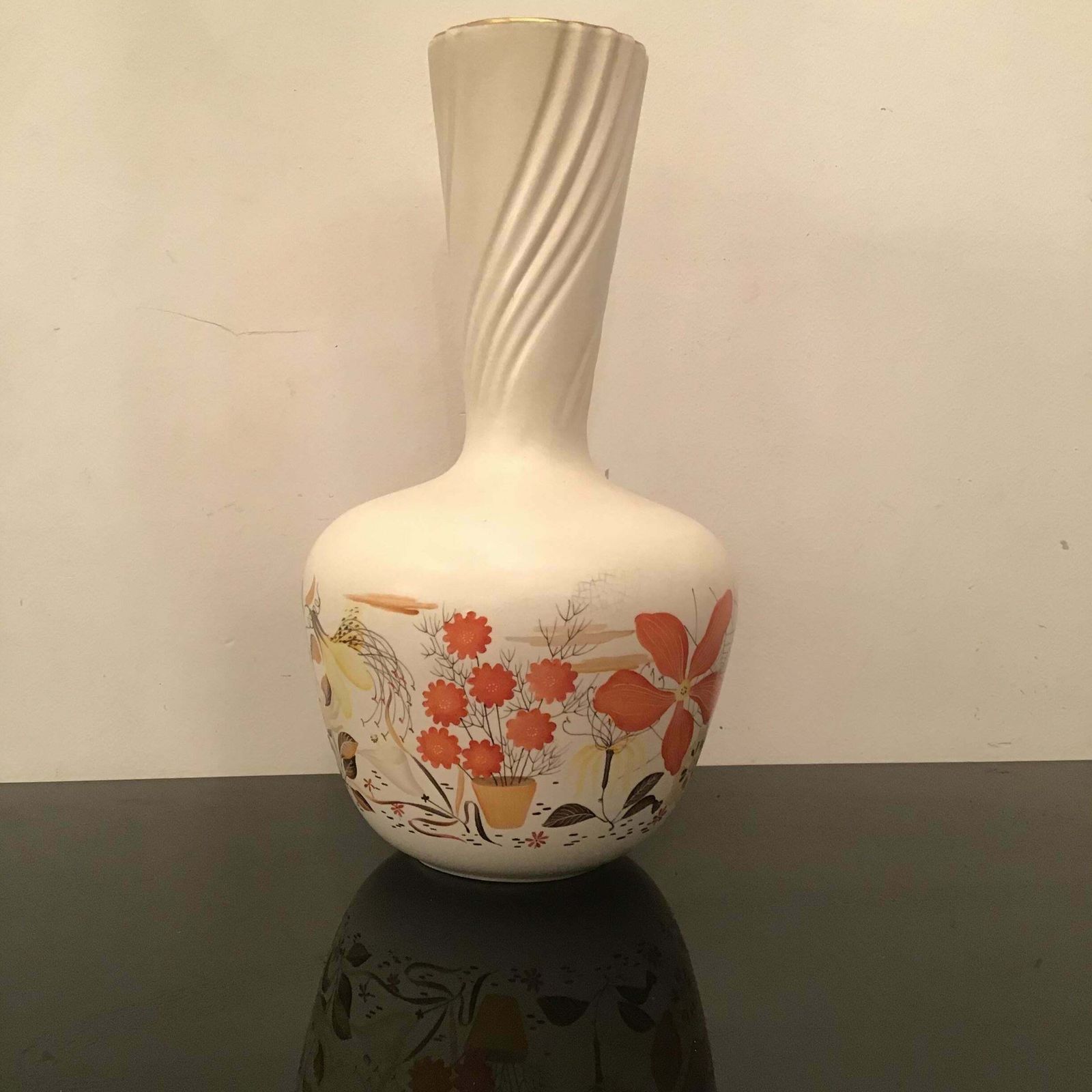 Richard Ginori “Giovanni Gariboldi “ Ceramic Vase 1950 Italy photo buy
