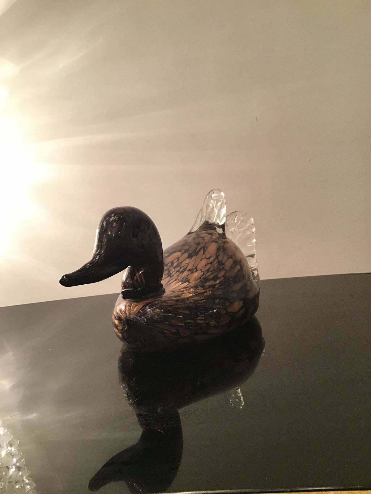 Seguso Murano Glass Gold “Papera” 1950 Italy photo 1630.0