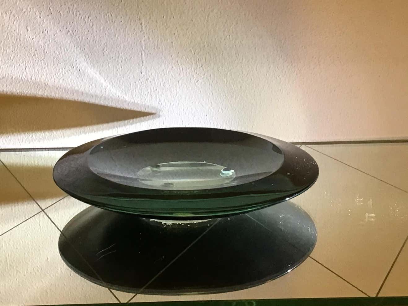 photo buy Fontana Arte Coppa Cristallo Grosso Spessore Curvato, 1959, Italy