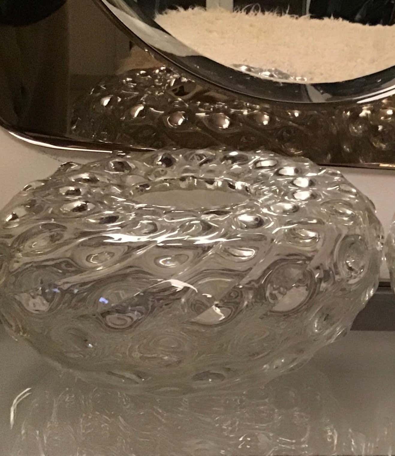Seguso Vase Murano Glass 1950 Italy photo vintage