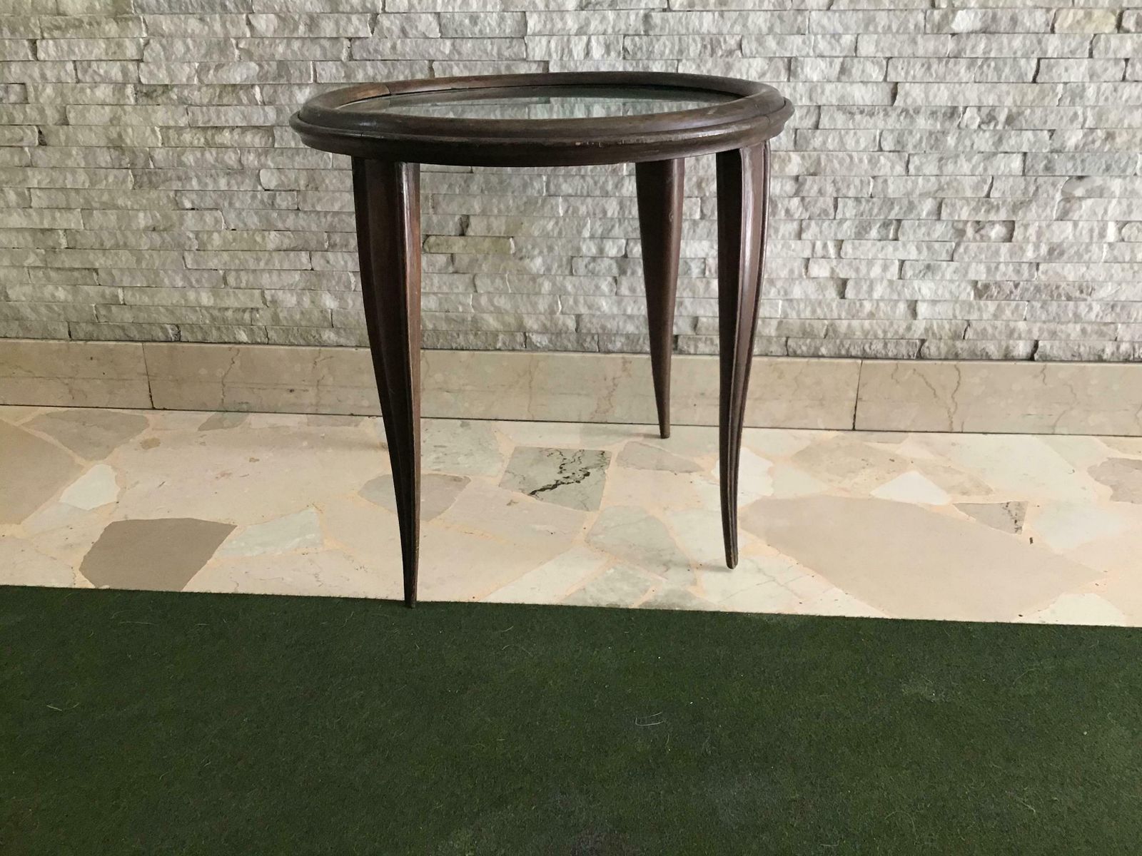 Osvaldo Borsani Tea Table Wood Glass, 1940, Italy photo buy