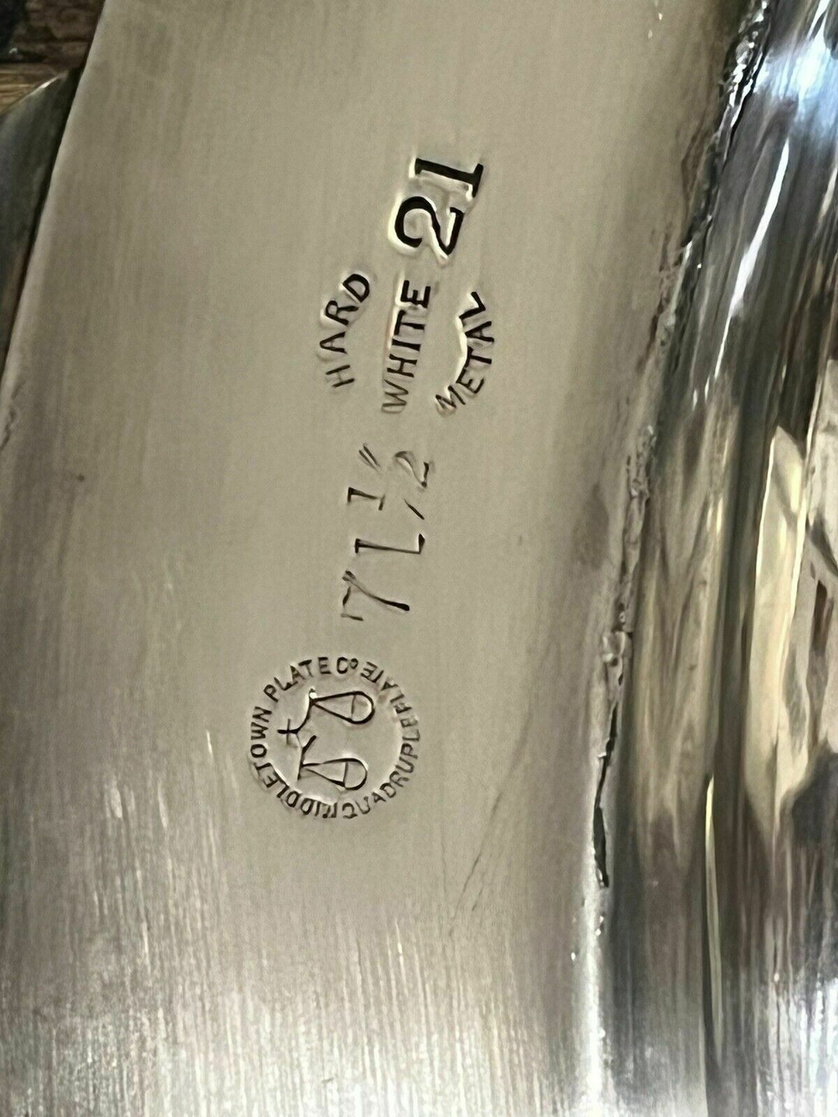 Huge English Art Noveau Butlers Silver Plate Tray With Fine Engraved Detail photo vinterior