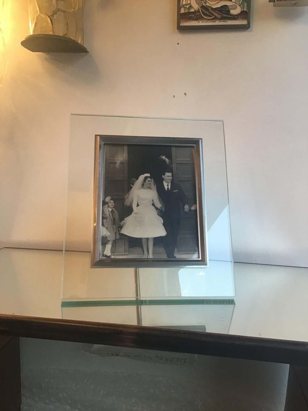 photo for sale Fontana Arte Frame Glass Metal Crome 1960 Italy