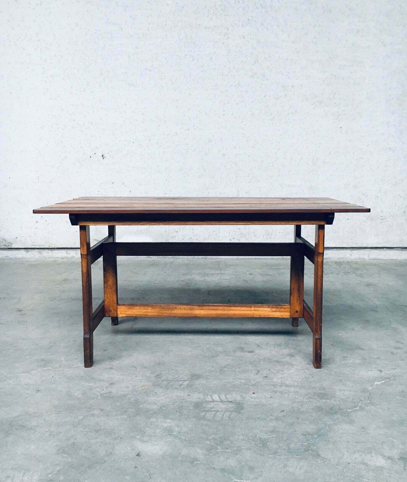 Houten Tuin  Of Keukentafel Met Patina, Jaren 1970 photo 992.0