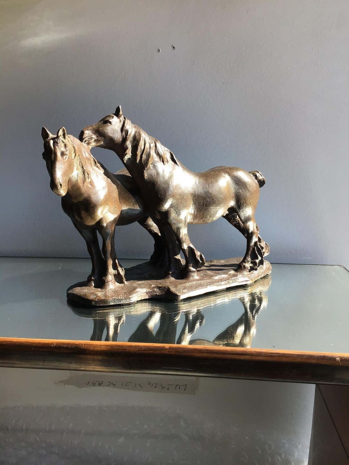 Guido Cacciapuoti Bronze Horses Couples 1940 Italy photo Art