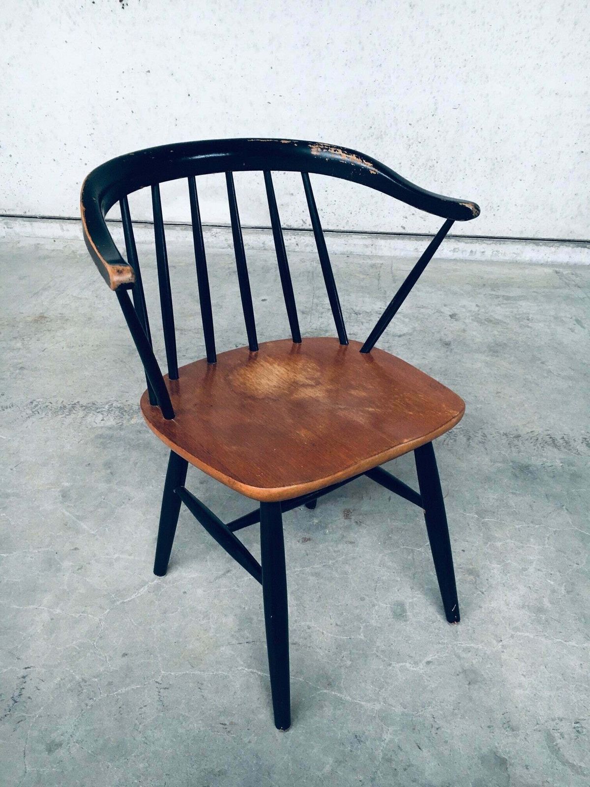 930.0 Midcentury Modern Design "Fanett" Style Arm Chair Set, Denmark 1950's photo