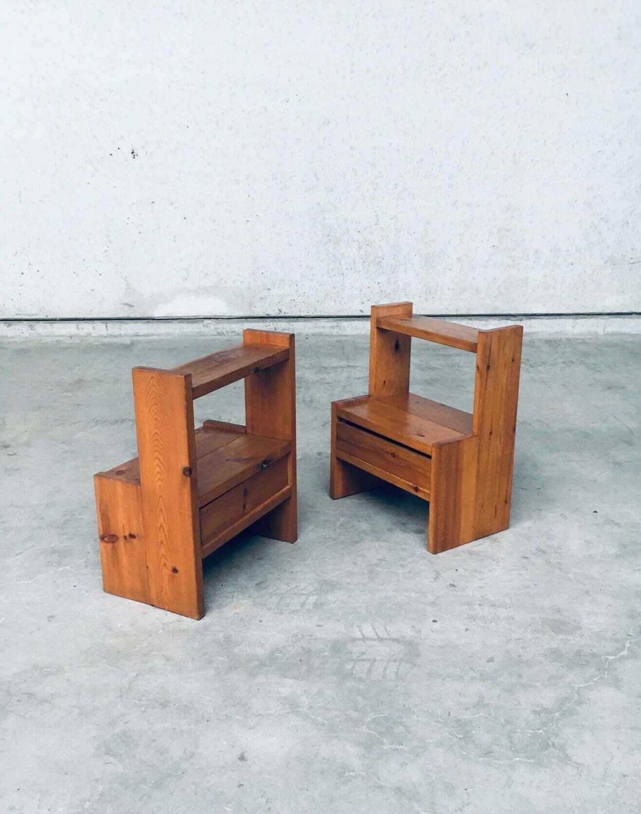photo for sale Mid Century Scandinavisch Design Grenen Nachtkastjesset, Jaren 1960, Zweden