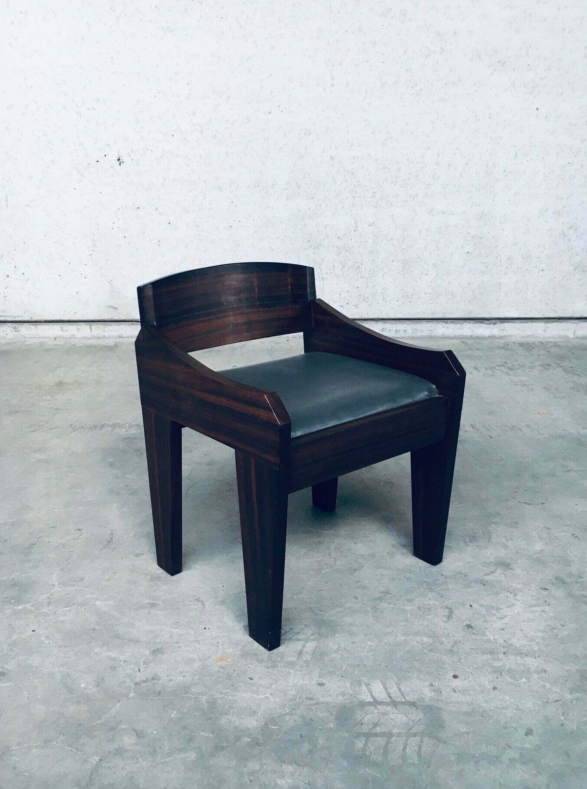 Midcentury Modern Brazilian Design Palissander Side Chair, 1950's photo furniture