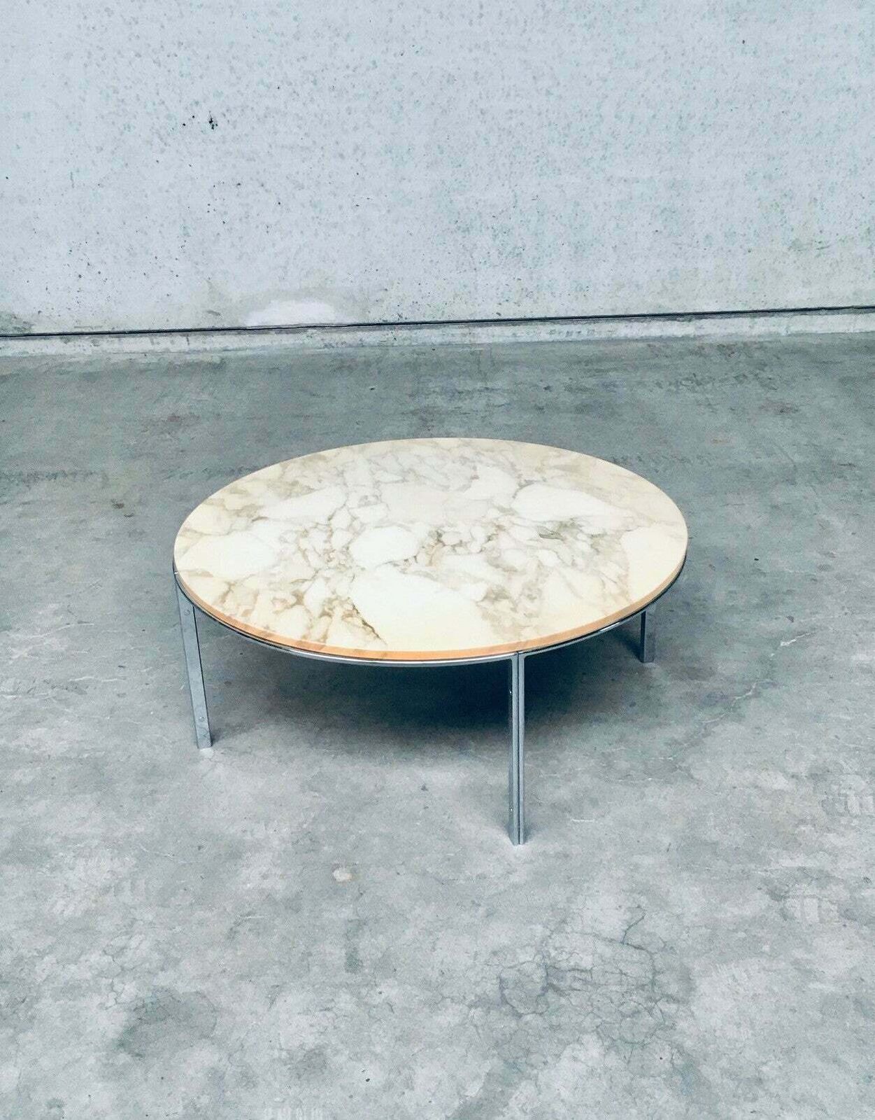 photo for sale Midcentury Modern Italian Design Marble Coffee Table, 1960's Italy