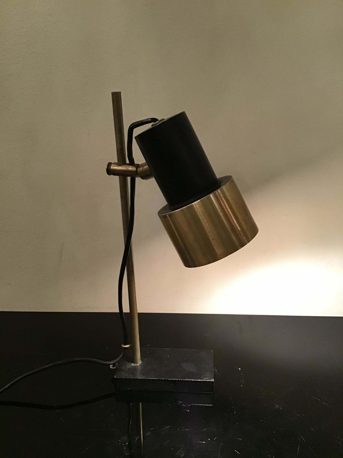 Stilux Table Lamp Metal And Metal Crome 1950 Italy photo Lighting