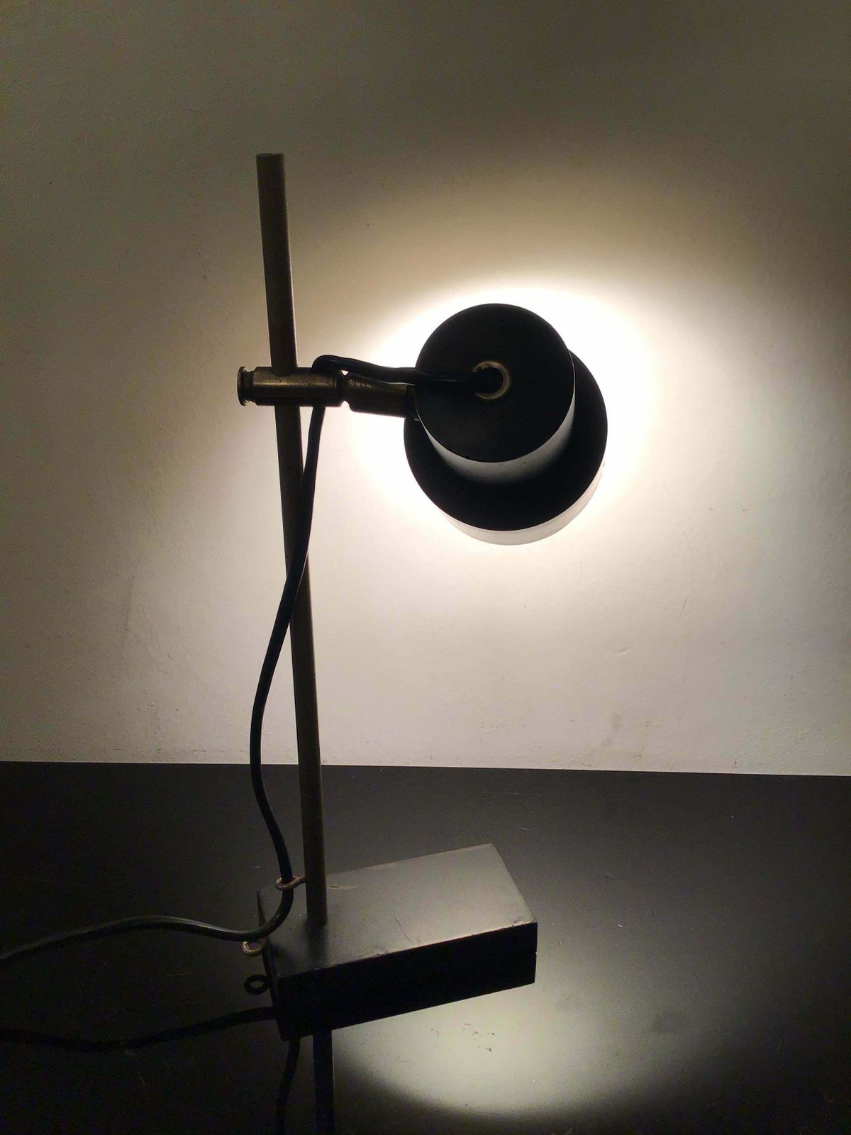Lighting Stilux Table Lamp Metal And Metal Crome 1950 Italy photo