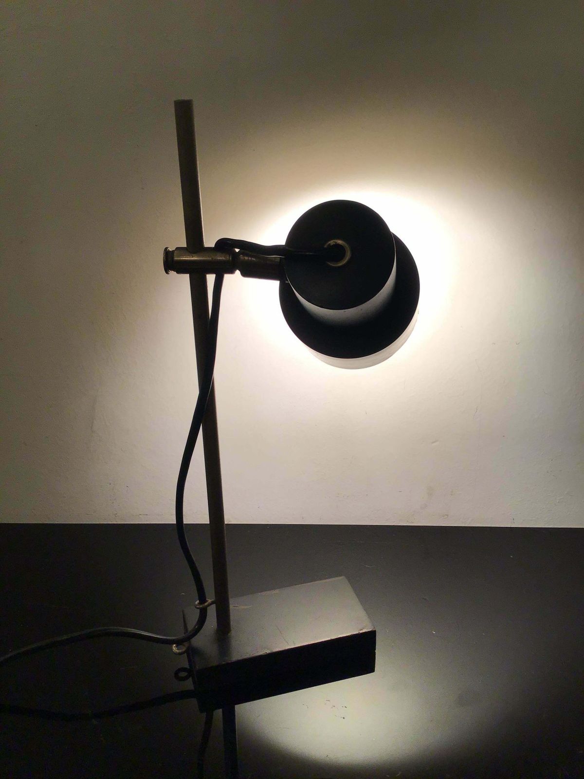 photo vinterior Stilux Table Lamp Metal And Metal Crome 1950 Italy
