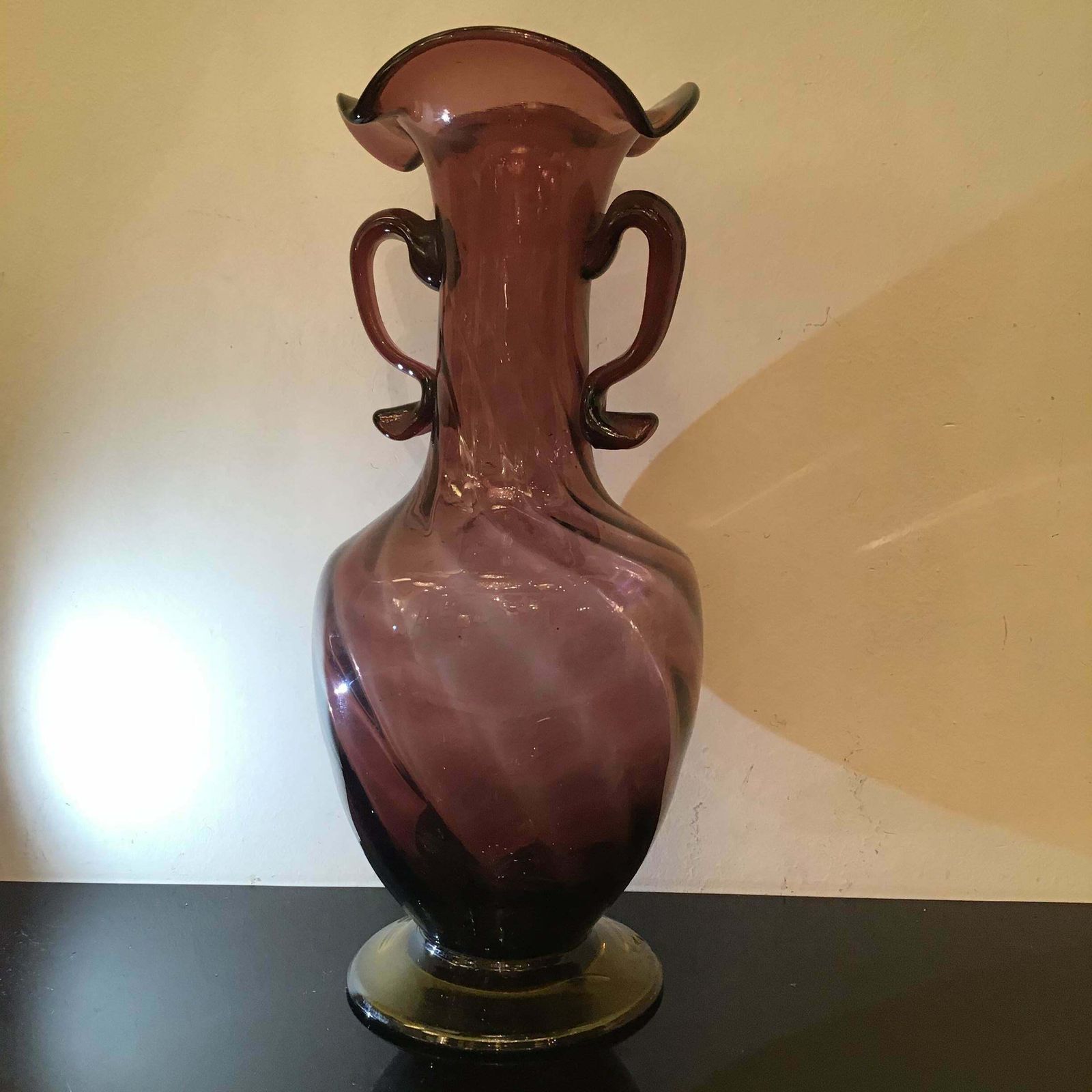 Martinuzzi Vase Murano Glass 1940 Italy photo for sale
