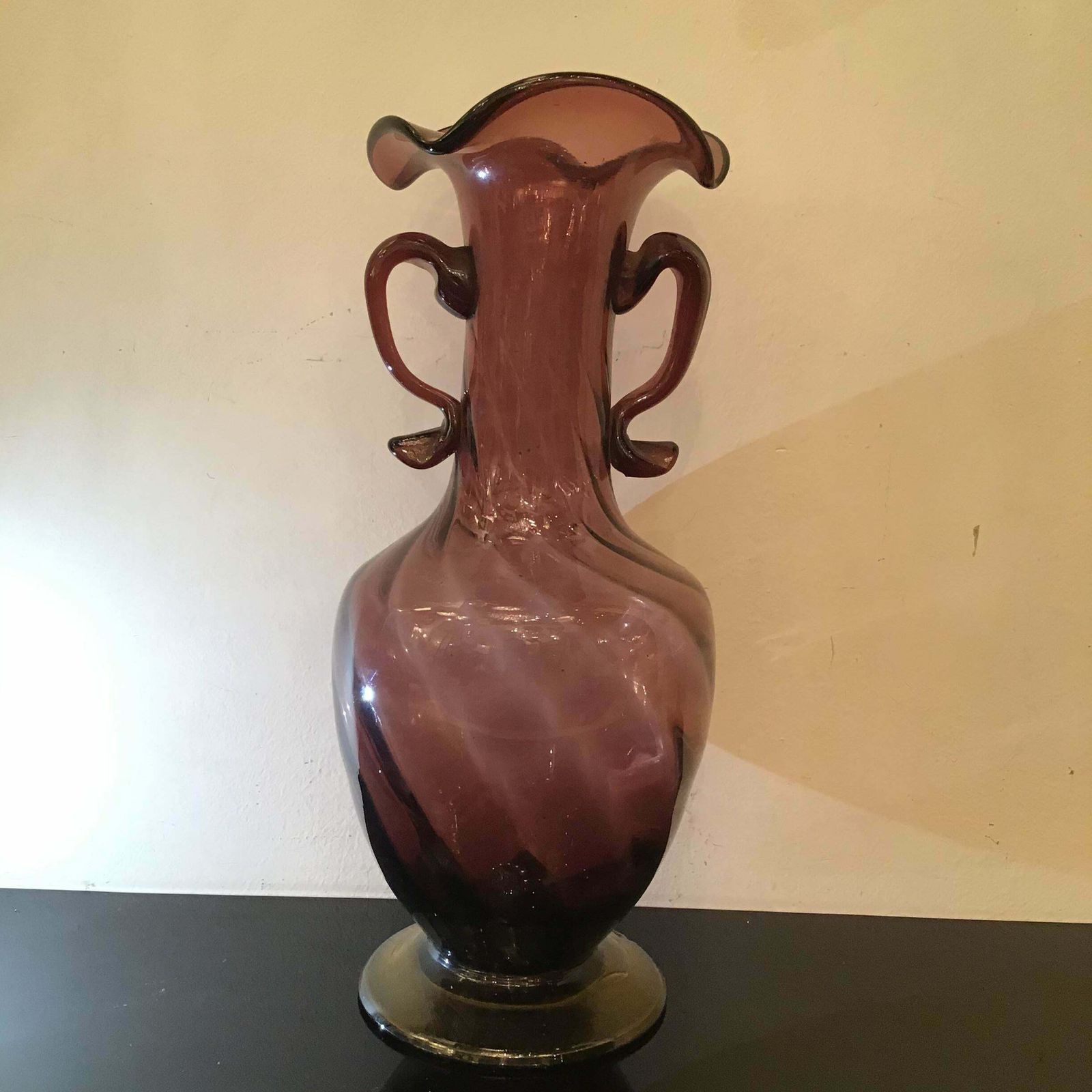 photo vinterior Martinuzzi Vase Murano Glass 1940 Italy