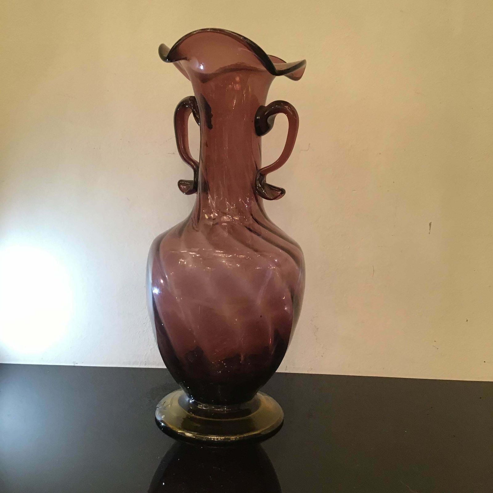 photo buy Martinuzzi Vase Murano Glass 1940 Italy
