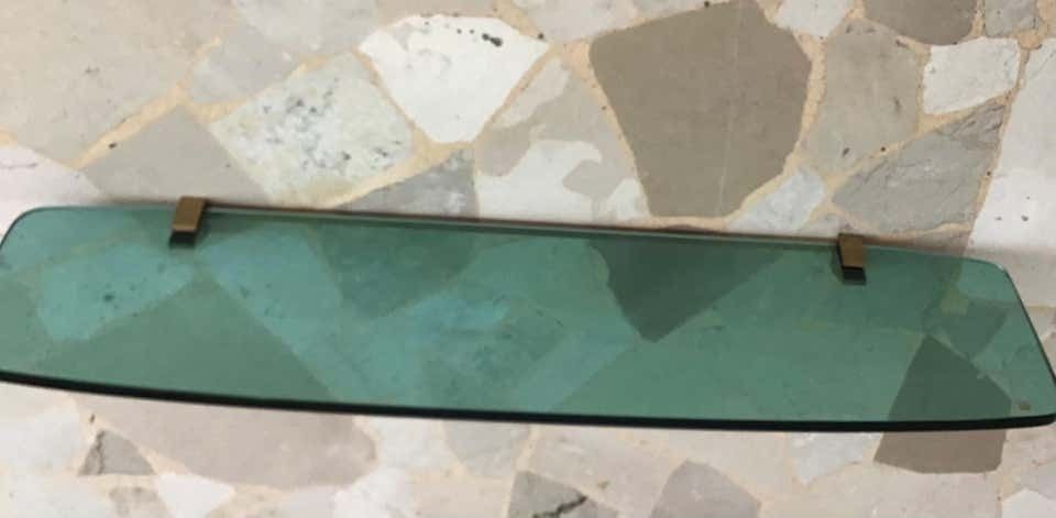Fontana Arte Consolle Brass Glass 1960 Italy photo vinterior