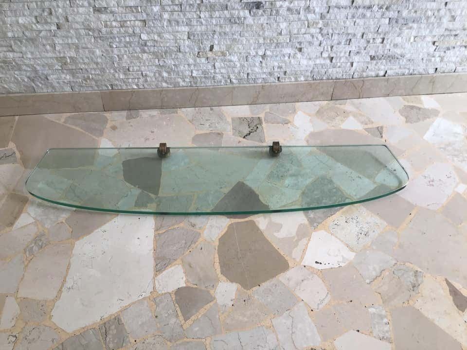 Fontana Arte Consolle Brass Glass, 1950, Italy photo furniture