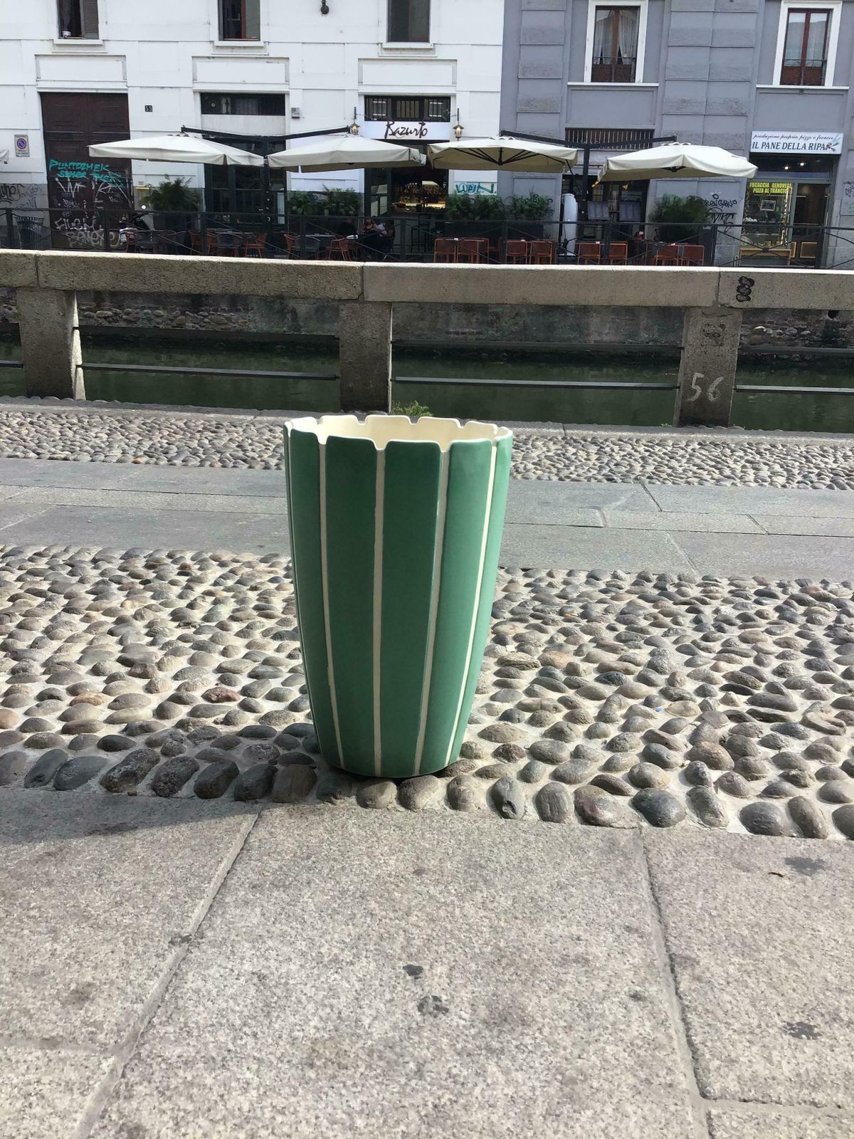 4069.0 Richard Ginori Giovanni Gariboldi Vase Ceramic 1950 Italy photo