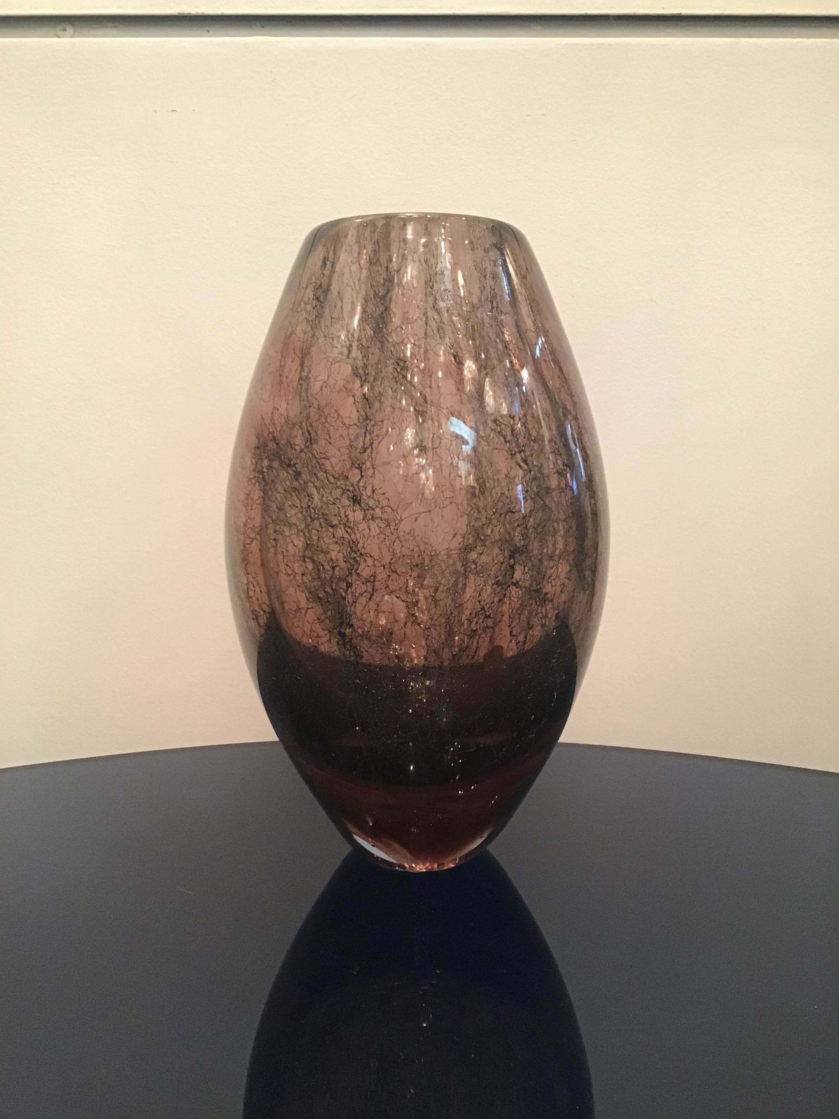Seguso “ Flavio Poli” Vase Murano Glass 1955 Italy photo vinterior