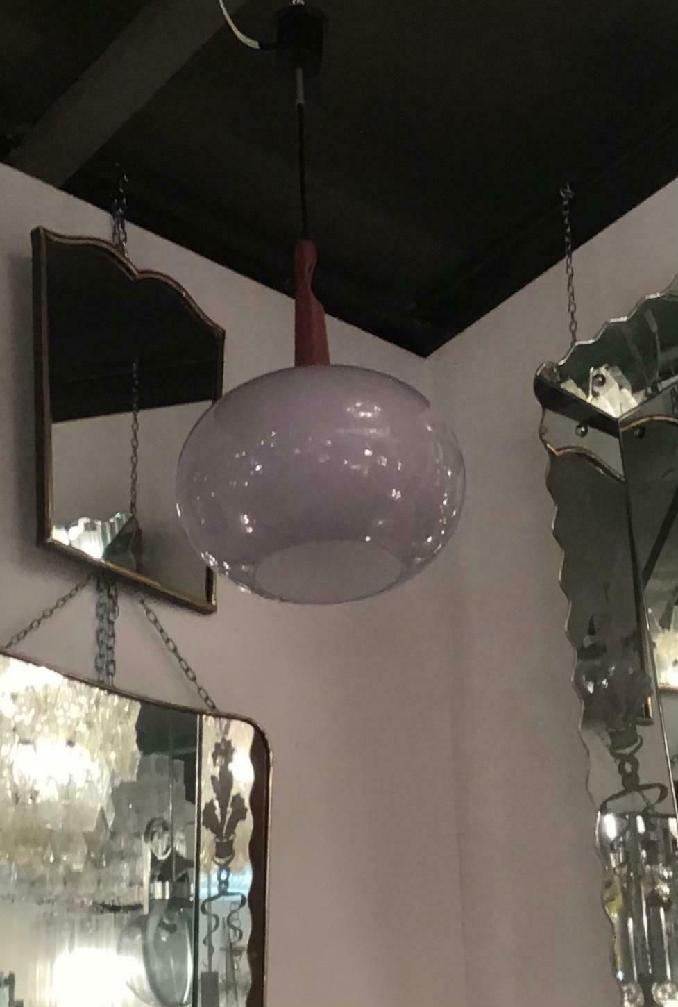 photo buy Vistosi Chandelier Murano Wood 1960 Italy