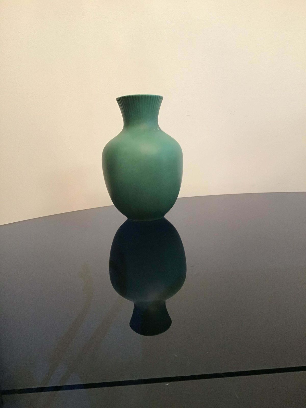 Richard Ginori “Giovanni Gariboldi “Vase Ceramic, 1950, Italy photo vintage