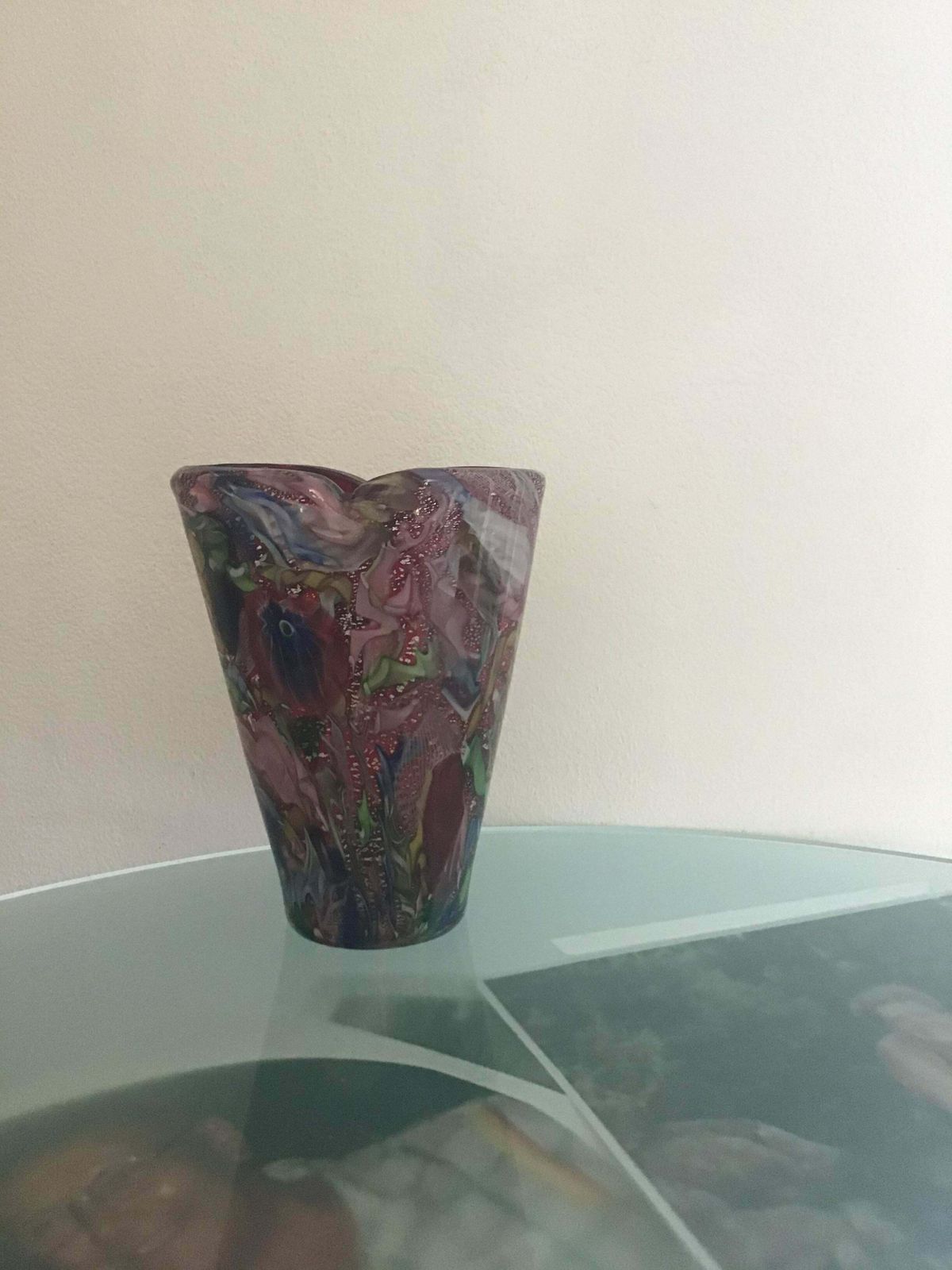 Aureliano Toso #Dino Martens# Vase Murano Glass 1950 Italy photo buy