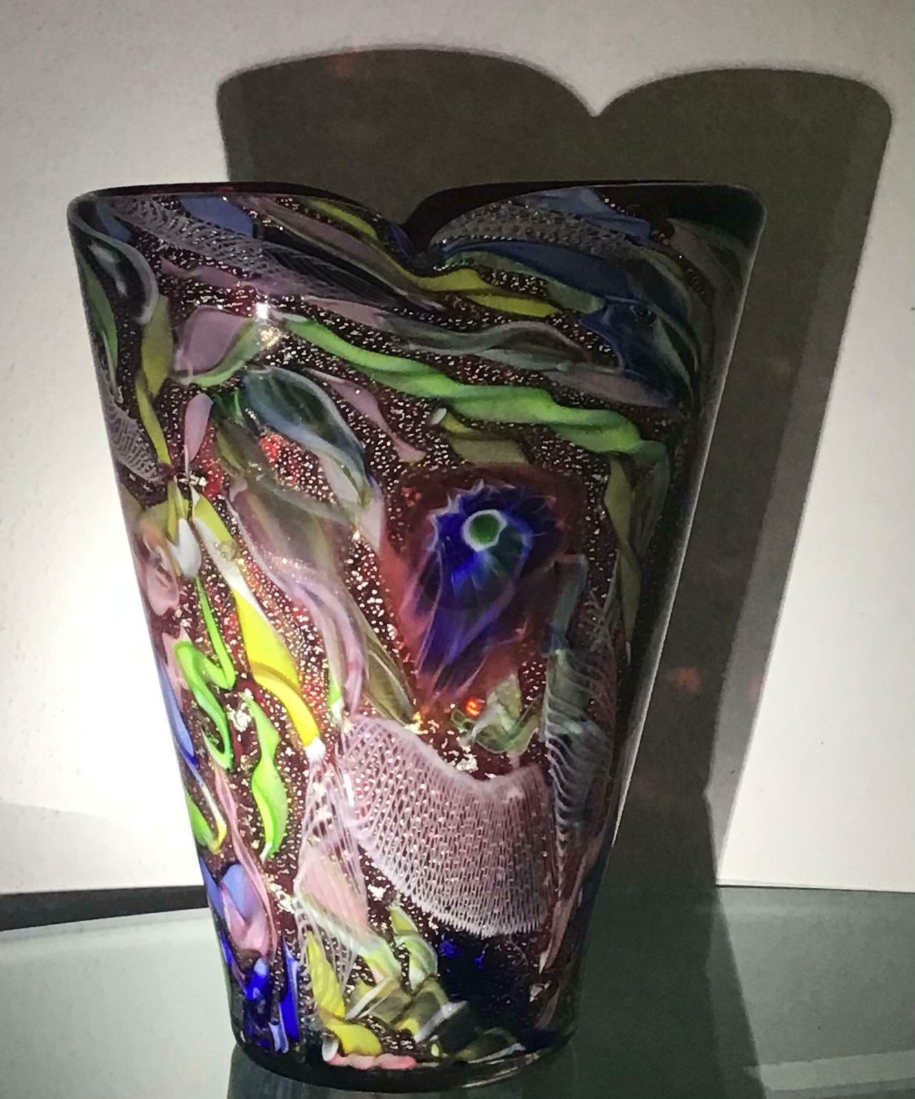 1989.0 Aureliano Toso #Dino Martens# Vase Murano Glass 1950 Italy photo