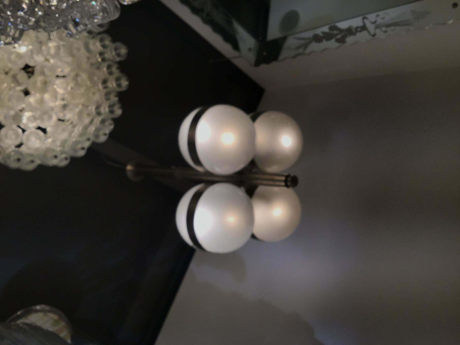 Lighting Sergio Mazza “Artemide” 1961 Chandelier 8 L Tetraclio Nickel Plated Brass Glass photo