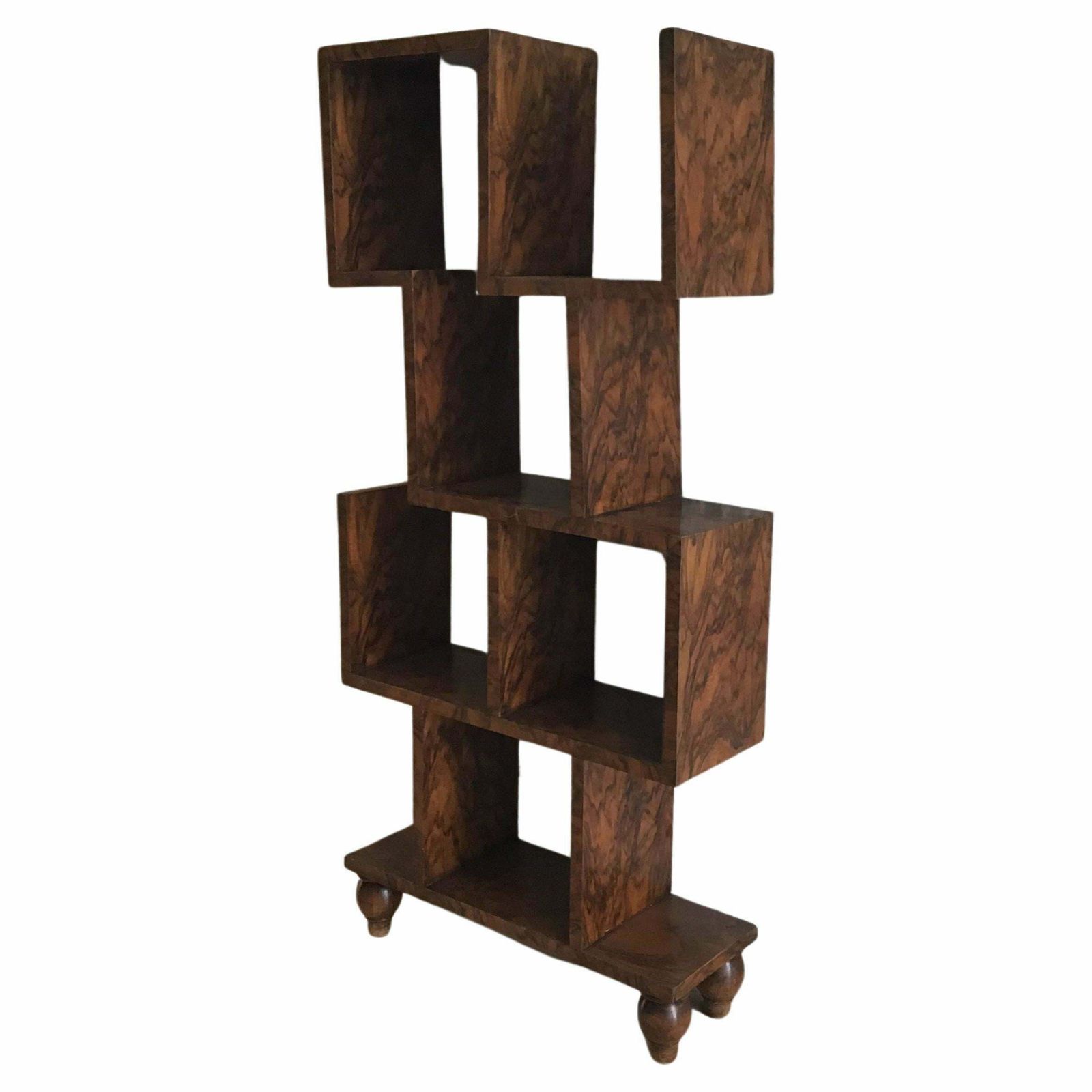 Gio Ponti Shelves Bookcase Etagere Walnut 1930 Italy