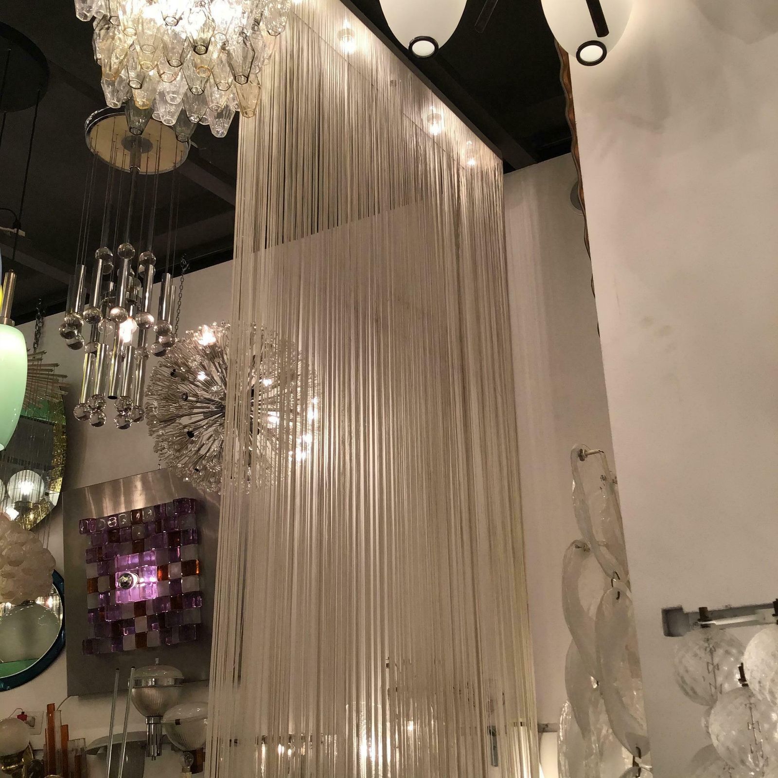 Mariyo Yagi For Syrrah #Garbo # Chandelier 1976 Nylon Metal Italy photo 3164.0